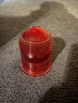 Kopp Glass AP-3522-2-R Vintage Aviation Red Globe. Fixed Price $40.00.