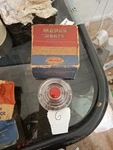 Nos 1954 Plymouth Belvedere Back Up Light Lamp Lens W/ Red Reflector 1546440..... Fixed Price $110.00.