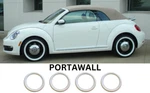 13" White Tire Trim Set Fits Ford Zephyr MK3 Portawall 4PCS. Fixed Price $70.80.