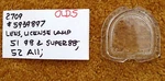 1951-52 Oldsmobile License Lamp Lens Nos 5939897. Fixed Price $29.99.