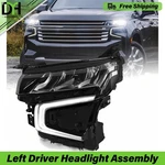 Driver Full Led Drl Headlight W/bulb&module For Chevy Tahoe Premier 5.3L 2021-23. Fixed Price $165.99.
