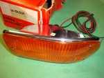 5A(5800)JAGUAR Xke Series 2,3,S.1 Xj Nos Lucas Left Front Amber Turn Signal Lamp. Fixed Price $168.00.
