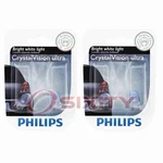 2 Pc Philips Front Side Marker Light Bulbs Ford E-150 Econoline Qm. Fixed Price $26.14.