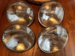 4 Wagner Hi And Low Beam Headlights #H5001 & H5006 12 Volt. Fixed Price $49.99.