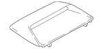 Genuine Mazda Center High Mount Stop Light Bezel GHK1-51-587A. Fixed Price $42.13.