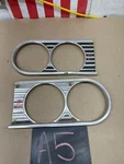 1964 Chevelle Malibu Head Light Bezels Escutcheon Trim Oem. Fixed Price $49.99.