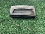 Alfa Romeo Spider Carello Italy Chrome Left License Plate Light Assembly Housing. Fixed Price $52.00.