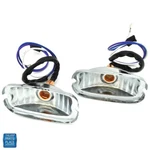 1966-67 Gto Grille Turn Signal / Parking Light Lamp Housing Reflector Pair. Fixed Price $99.99.
