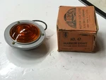 Dietz 47 Amber Glass Vintage Clearance Turn Marker Light Old Travel Trailer Nos. Fixed Price $74.95.