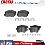 Front Rear Ceramic Brake Pads Clips For 2011-2014 Acura Tsx Honda Accord Ex-l. Fixed Price $45.54.