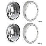 Headlight Buckets W/ Rings & Screws Set Volkswagen T1 Bug Super Beetle T2 Bus T3. Fixed Price $136.85.