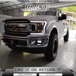 Ford F150 Pickup 2018-2020 Vland Led Projector Headlights Black Front Lamps. Fixed Price $413.99.