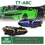 Tt-abc Led Drl Headlights For Honda Civic 2022-2025 Sedan 4-DOOR Front Headlamps. Fixed Price $585.00.