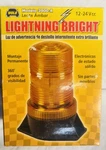 Wolo Amber Strobe Light Permanent Mount - Nylon Plastic Base. Fixed Price $12.99.