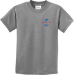 Kids Ford Mustang T-shirt Shelby Blue And Red Logo Pocket Print. Fixed Price $17.00.