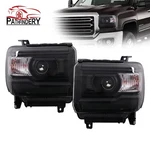 For 2014-2019 Gmc Sierra 1500 2500HD 3500HD Left+right Pair Projector Headlights. Fixed Price $140.99.