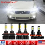 For Volvo S40 2005-2011 6000K Led Headlight High Low Fog Lights Bulbs Combo 6PC. Fixed Price $36.26.