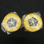 Kc Hilites Vintage Chrysler Light Covers Yellow Round 5'' New Old Stock Set Of 2. Fixed Price $50.00.