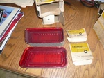 Nos Delco Guide Taillight Lens Gm # 5961186 5961185 Pair 1969 Chevrolet - Two. Fixed Price $34.93.