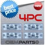 New Rectangular Clear Lens Turn Signal Truck Trailer Amber 16V Led Light 4 Qty. Fixed Price $299.99.