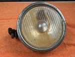 Lqqk Vintage Clear Glass Monogram Old Search Spot Light Lamp With Bracket Mount. Fixed Price $124.95.