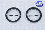 Courtesy Dome Light Bezels Pair Fits 64-66 Barracuda Body 64-68 Mopar. Fixed Price $39.98.