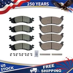 Front & Rear Ceramic Brake Pad For 2006 2007 2008 2009 2010 Mercury Mountaineer. Fixed Price $46.80.