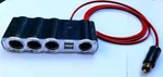 Eu Din Hella Power Plug -4 Cigarette/cigar Lighter Sockets & Usb Port 2M Long. Fixed Price $24.97.