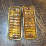 Gm Truck 73-80 Chevy C10 Front Amber Parking Light Lens Pair Oem Read. Fixed Price $19.99.