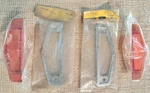 1968 Amc Rambler Ambassador Side Marker Lights & Bezels Nos. Fixed Price $100.00.