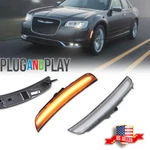 For Chrysler 300 2015-2023 Amber Led Side Marker Lights Lamps Front Clear Lens. Fixed Price $19.99.