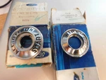 Nos Oem Ford Truck F100-1100 B7C-11584-A & B7C-10852-A Chrome Dash Bezels 57-60. Fixed Price $57.99.