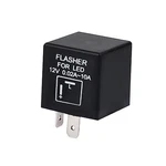 Led Flasher Relay, Turn Signal For Lights, 2 Pin Motorcycle Black. Fixed Price $7.68.