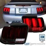 Fits 99-04 Ford Mustang Red Smoke Led Sequential Turn Signal Tail Brake Lights. Fixed Price $183.95.
