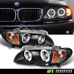 Blk 2002-2005 Bmw E46 3-SERIES Sedan Halo Projector Headlights Corner Lamp 02-05. Fixed Price $208.99.