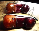 Pair Of Lucas L647 Rear Light Cluster Mini MK1 And Mga MK2 R/h O/s N/s. Fixed Price $26.86.