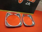 1973-1975 Buick Century And Regal Headlight Bezel Pair **many Chrome Pitting**. Fixed Price $79.95.
