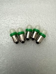 Ge 51 , # Bulb Frosted Led Green Color. Set Of 5.. Fixed Price $15.29.