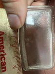 1941 Desoto Dy License Plate Light Lens Glass 2376 7555. Fixed Price $20.00.