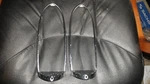 2X Vintage Used Genuine LUCAS#54572304 Tail Lamp Chrome Trims Mgb,b/gt,midget. Fixed Price $35.97.