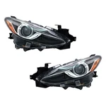 For Mazda 3 14-16 Headlight Set Driver & Passenger Side Replacement. Fixed Price $1385.39.
