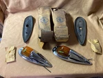 Kd 517 Cab Nos Marker Clearance Lights, Amber Lens, Chrome Body, Mack Truck Pair. Fixed Price $149.99.