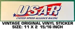 United Speed Alliance Racing - Vintage Original Vinyl Decal Sticker Drag Nhra. Fixed Price $9.43.