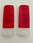 Vw Volkswagen Bus Van Kombi Type 2 Left And Right Tail Light Lens Red White. Fixed Price $25.35.