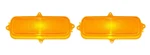 1964 1965 1966 Chevy Truck Amber Park Light Lenses Set Of # 60-13208-A. Fixed Price $12.00.
