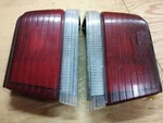 Right And Left Tail Light Lamp Lens 1983 Ford Torino E43B-13440AE. Fixed Price $200.00.