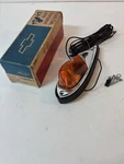 Nos 1963-1987 Chevrolet Truck Cab Marker Lamp Amber Chrome #985977 Mint Cond.. Fixed Price $69.95.