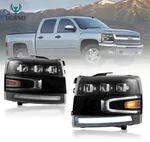 Pair Vland Led Headlights For 2007-2013 Chevy Silverado 1500 2500 3500HD Black. Fixed Price $360.00.
