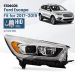 Hid/xenon Headlight 2017-2019 Ford Escape W/led Drl W/bulb Chrome Right. Fixed Price $226.90.