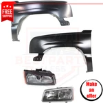 Fenders And Headlights Kit 4 Pc For 2003-2005 Chevrolet Silverado 1500 Base. Fixed Price $617.99.